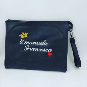POCHETTE SIMILPELLE PERSONALIZZATA