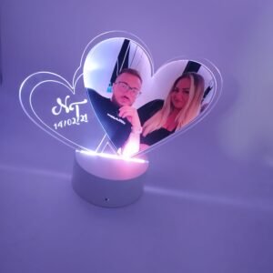 LAMPADA DOPPIO CUORE