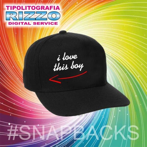 SNAPBACK CON SCRITTA PERSONALIZZATA - immagine 6