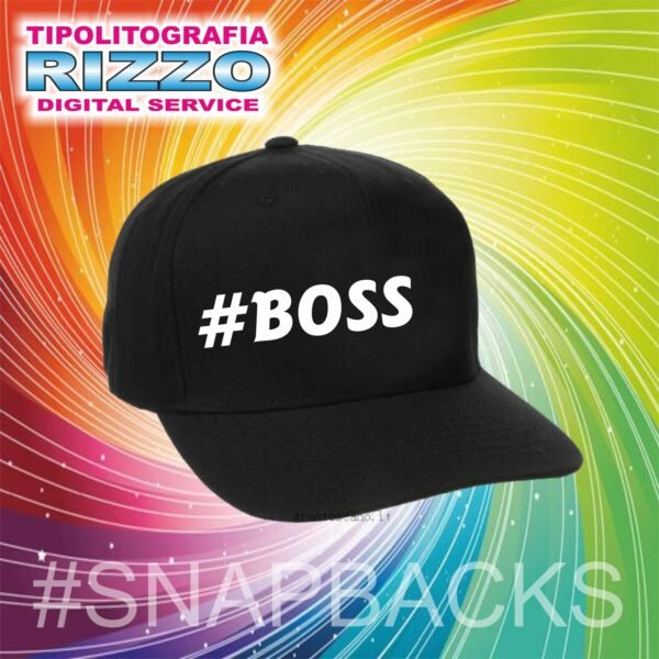 SNAPBACK CON SCRITTA PERSONALIZZATA - immagine 2