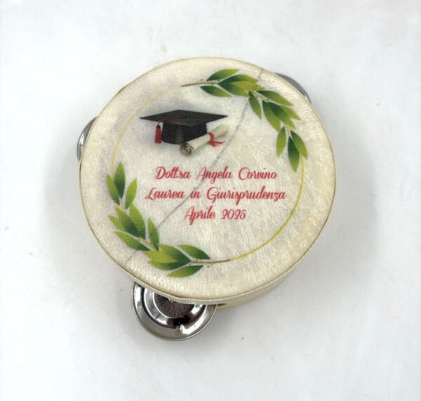 20 TAMBURRELLI PERSONALIZZA 10X10 - immagine 2