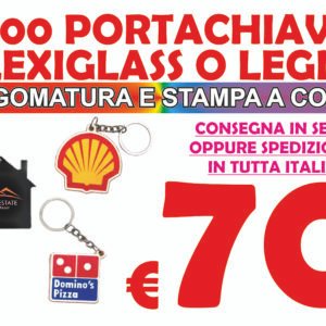 100 PORTACHIAVI IN PLEXIGLASS